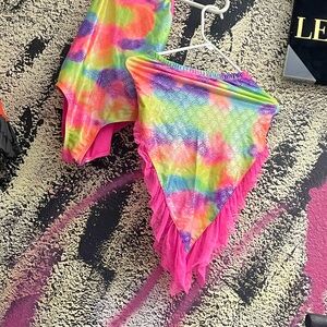 Wonderkids Rainbow and Pink Kids Swim Set